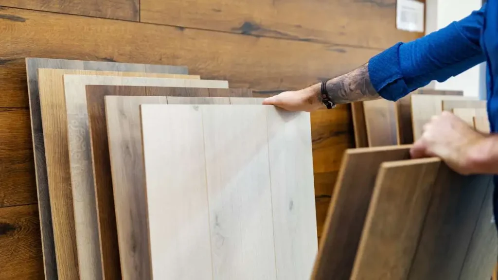 4 - a picture of hybrid flooring options
